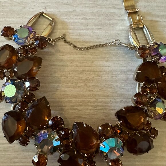 Delizza and Elster, Juliana Line, 5 link bracelet with Topaz and Romance Stones - Picture 3 of 6